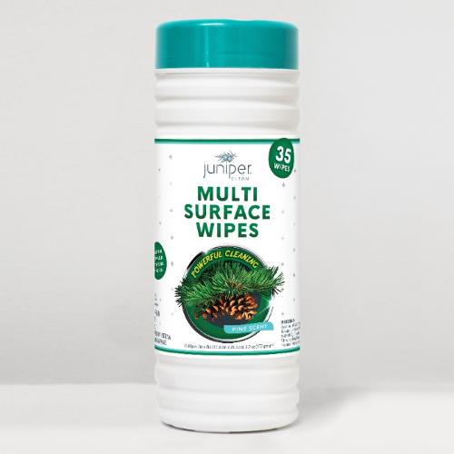 Juniper Clean Surface Cleaning Wet Wipes With Pine Oil