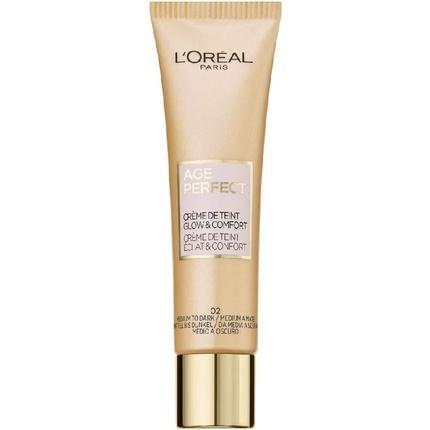 L'Oreal Paris Age Perfect Tinted Day Cream Moisturizing for Dry and Mature Skin