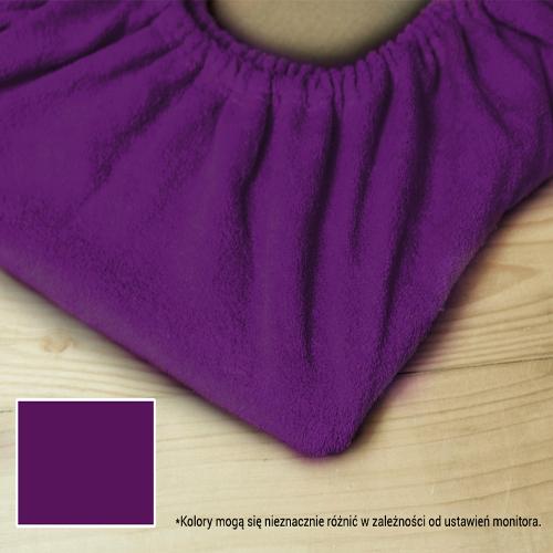 Thick FROTTE sheet with elastic band - 11 Purple