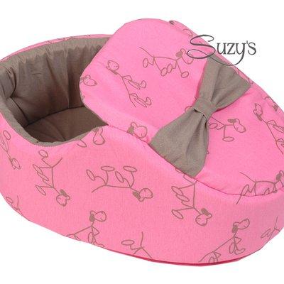 Shoe bed pink/taupe for Pets