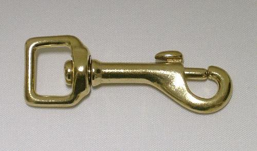 Snap hook with movable, straight swivel
