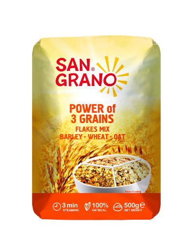 Oat flakes "San Grano “Power of 3 grains”