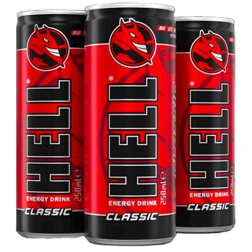 Hell 250 Ml Energy Drink Classic 24's Case