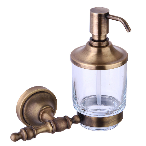 Istanbul Antique Soap Dispenser With Glass Holder