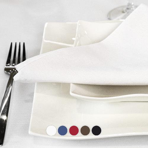 Plain anti-stain restaurant napkins