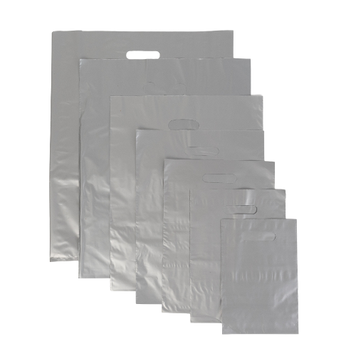 Plastic Bag Silver Handful