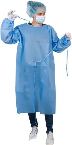 disposable medical gown