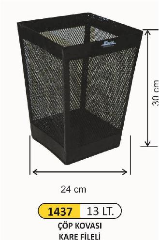 13 LT Office Mesh Waste bin