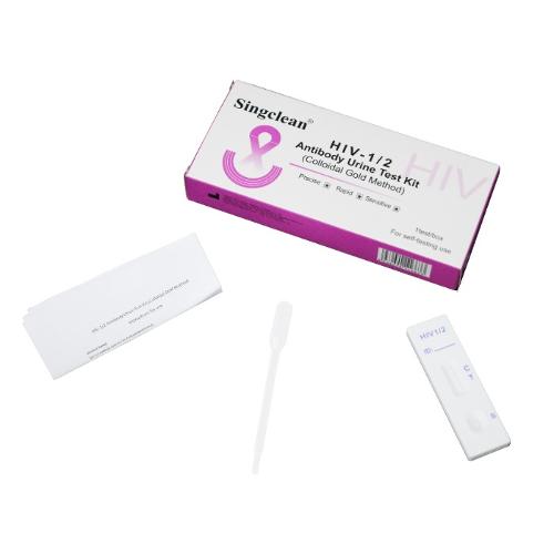 HIV-1/2 antibody urine test kit (Colloidal Gold Method)