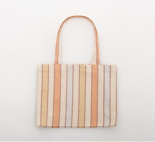 Striped shopping bag