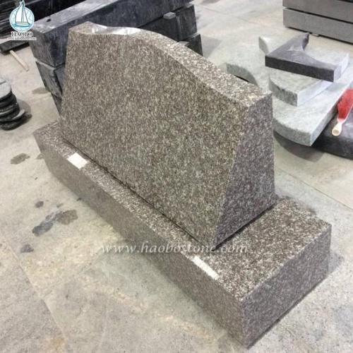 High Quality Wholesale Granite Slant Monuments Flat Markers