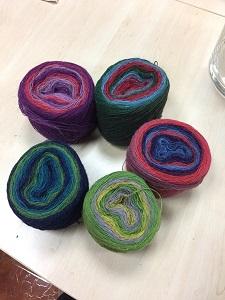 knitting yarns