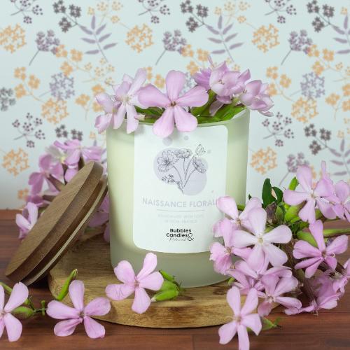 Floral Birth Candle